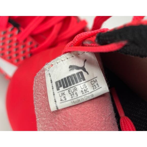 Puma Adreno III FG Jr Cleats Size 5.5c Youth Pink White Soccer Rugby - Picture 5 of 8